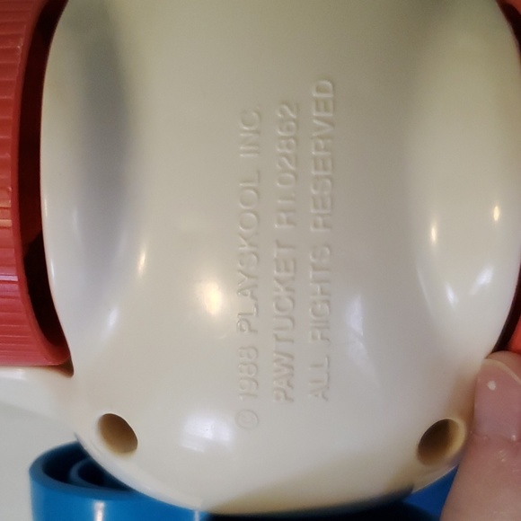 Vintage 1988 playskool plane popper toy - Picture 9 of 14